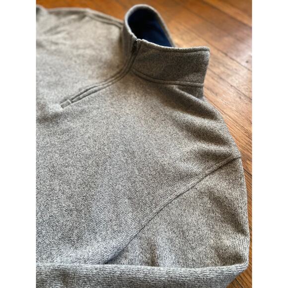 IZOD Gray 1/4 Zip Sweater Mens sz 3XL - Picture 3 of 9